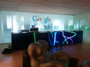 Reception Wall Google